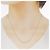 Tiffany & Co Collana piccola Tiffany T Smile in oro rosa - vista 6