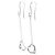 Tiffany & Co Orecchini pendenti Tiffany Open Heart - vista 2