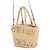 Borsa Panier in Raffia Christian Dior Marrone - vista 2