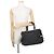 Borsa Louis Vuitton Monogram Denim Neo Cabby MM Nero - vista 4
