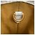 Borsa Louis Vuitton Monogram Nano Bucket Marrone Bianco - vista 7