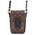 Borsa a tracolla portafoglio Louis Vuitton Monogram Macassar S-Lock Vertical Nero Monogramma