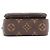 Borsa a tracolla portafoglio Louis Vuitton Monogram Macassar S-Lock Vertical Nero Monogramma - vista 3