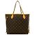 Borsa Tote Louis Vuitton Neverfull Monogram Marrone - vista 4