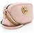 Borsa Camera Piccola Gucci Matelasse Leather GG Marmont Rosa - vista 2