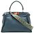 Fendi Peekaboo 2way Leder Tasche Schwarz