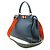 Fendi Peekaboo 2way Leder Tasche Schwarz - Ansicht 2
