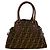 Fendi Zucca Canvas Leder Handtasche Braun - Ansicht 4