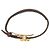 Bracciale Louis Vuitton Vintage Ostrich Wish Marrone - vista 2