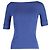 Top de cuello barco Lauren Ralph Lauren con algodón azul