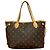 Borsa Tote Louis Vuitton Neverfull Monogram Marrone
