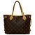 Borsa Tote Louis Vuitton Neverfull Monogram Marrone - vista 2