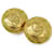Orecchini Chanel Coco Mark D'oro Metallico  - vista 2