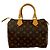 Borsa Louis Vuitton Speedy 25 Monogram Marrone - vista 2