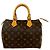 Borsa Louis Vuitton Speedy 25 Monogram Marrone - vista 4