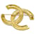 Spilla Chanel Coco Mark con strass D'oro Metallico - vista 2