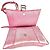Borsa a mano e a tracolla Hourglass Small in denim rosa Balenciaga - vista 5