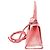 Borsa a mano e a tracolla Hourglass Small in denim rosa Balenciaga - vista 7