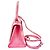 Borsa a mano e a tracolla Hourglass Small in denim rosa Balenciaga - vista 8