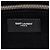 Tote Rive Gauche N/S in lino e pelle di vitello Saint Laurent Marrone Beige - vista 8