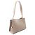 Bolsa de ombro em couro macio TRAPEZE SOFT Bally Marrom Bege - vista 2