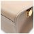 Bolsa de ombro em couro macio TRAPEZE SOFT Bally Marrom Bege - vista 5