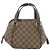 Borsa Louis Vuitton Belem in tela Damier Marrone