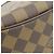 Borsa Louis Vuitton Belem in tela Damier Marrone - vista 3