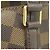 Borsa Louis Vuitton Belem in tela Damier Marrone - vista 4