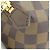 Borsa Louis Vuitton Belem in tela Damier Marrone - vista 6
