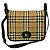 Borsa a tracolla in tela e pelle Burberry Nero - vista 2