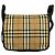 Borsa a tracolla in tela e pelle Burberry Nero - vista 4