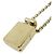 Collana con pendente profumo Chanel D'oro Metallico - vista 4