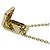 Collana con pendente profumo Chanel D'oro Metallico - vista 5