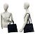 Borsa 2way in pelle nappa Loewe Nero - vista 3