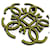 Spilla Chanel Coco Mark D'oro Metallico - vista 3