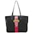 Prada Nylon-Leder-Tote-Bag Schwarz