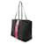 Prada Nylon-Leder-Tote-Bag Schwarz - Ansicht 2