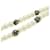 Chanel Coco Mark Perlen-Gürtel Golden Metallisch  - Ansicht 3