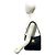 Céline Borsa a tracolla in pelle di vitello CELINE Nero - vista 3