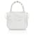 Versace La Medusa Mini Top Handle aus Satin mit Kristallbesatz Silber Metallisch  - Ansicht 3