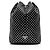 Prada Re-Nylon Crystal Embellished Drawstring Pouch Black