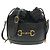 Borsa a tracolla in pelle Gucci Horsebit 1955 Nero