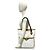 Bolso Tote Gucci de piel y PVC Blanco - vista 3