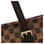 Borsa Tote Louis Vuitton Damier Marrone - vista 5