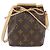 Borsa a tracolla Louis Vuitton Nano Noe Monogram Marrone