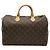 Speedy Borsa Boston Monogram Louis Vuitton Marrone