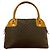 Céline Celine Macadam Triomphe Lederhandtasche Braun