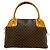 Céline Celine Macadam Triomphe Lederhandtasche Braun - Ansicht 2