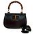 Gucci Leather Bamboo 2way bag Black